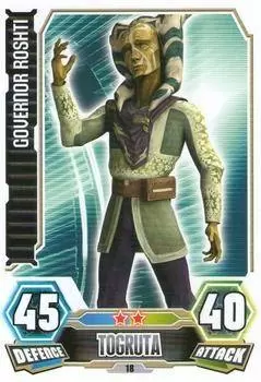 Star Wars Force Attax: Series 3 (Clone Wars) - Governor Roshti