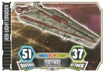 Star Wars Force Attax : Série 3 (Clone Wars) - Jedi Light Cruiser