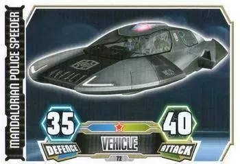 Star Wars Force Attax: Series 3 (Clone Wars) - Mandalorian Police Shuttle