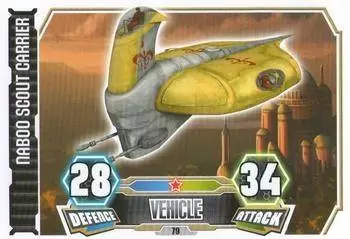 Star Wars Force Attax : Série 3 (Clone Wars) - Naboo Scout Carrier