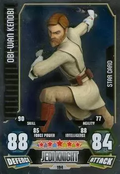 Star Wars Force Attax: Series 3 (Clone Wars) - Obi-Wan Kenobi