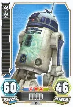 Star Wars Force Attax: Series 3 (Clone Wars) - R2-D2