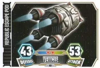 Star Wars Force Attax: Series 3 (Clone Wars) - Republic Escape Pod