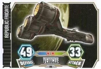 Star Wars Force Attax : Série 3 (Clone Wars) - Republic Frigate