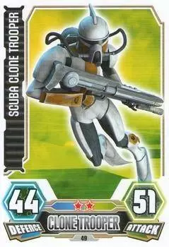 Star Wars Force Attax : Série 3 (Clone Wars) - Scuba Clone Trooper