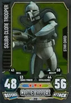 Star Wars Force Attax : Série 3 (Clone Wars) - Scuba Clone Trooper