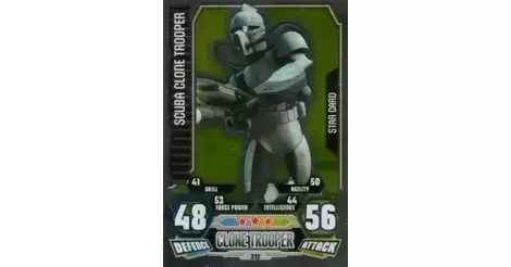 Star Wars Force Attax Series 3 Card #212 Scuba Clone Trooper
