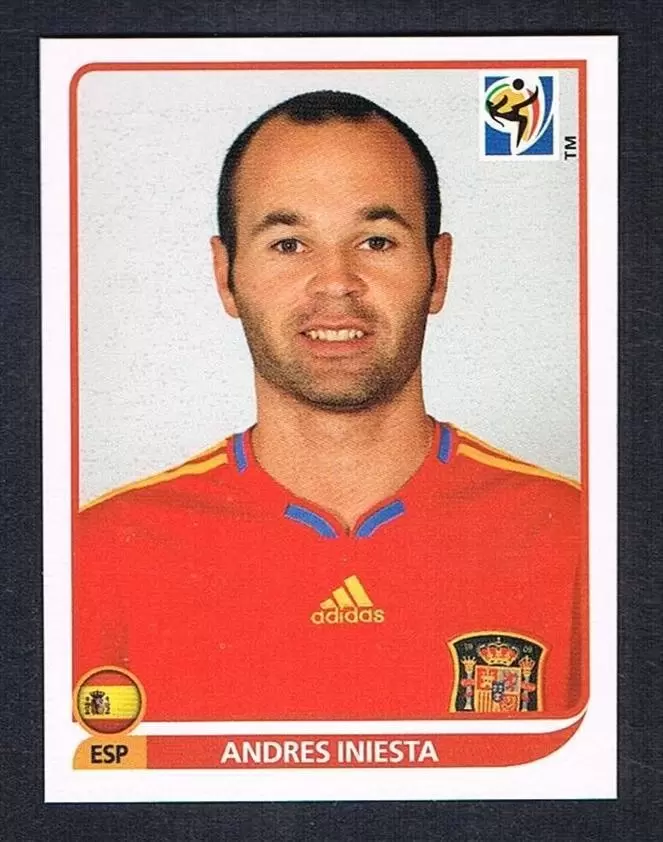 FIFA South Africa 2010 - Andres Iniesta - Espagne