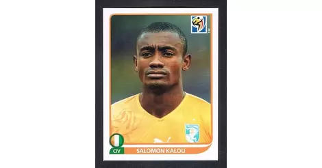 internettet Væk bruser Salomon Kalou - Côte D'Ivoire - FIFA South Africa 2010 sticker