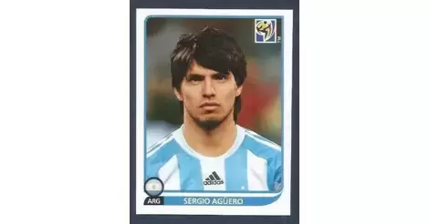 Panini Sticker Fußball WM 2010 Nr 121 Sergio Aguero Argentina Bild NEU Worldcup 