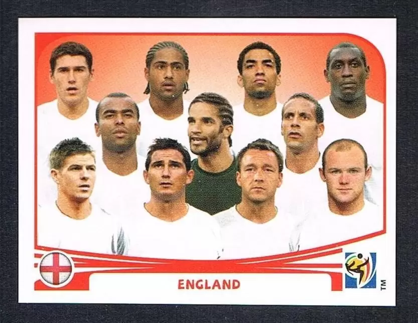 FIFA South Africa 2010 - Team Photo - Angleterre