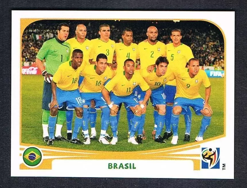 FIFA South Africa 2010 - Team Photo - Brésil