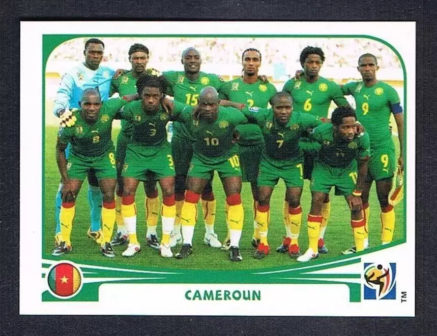 FIFA South Africa 2010 - Team Photo - Cameroun