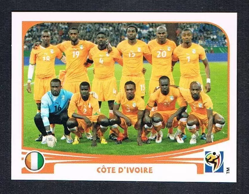 FIFA South Africa 2010 - Team Photo - Côte D\'Ivoire
