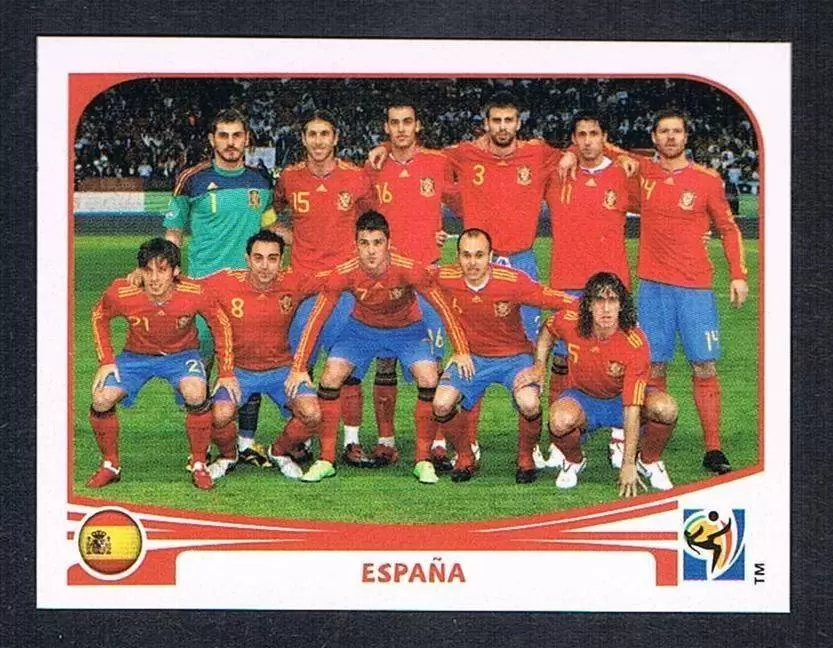 FIFA South Africa 2010 - Team Photo - Espagne