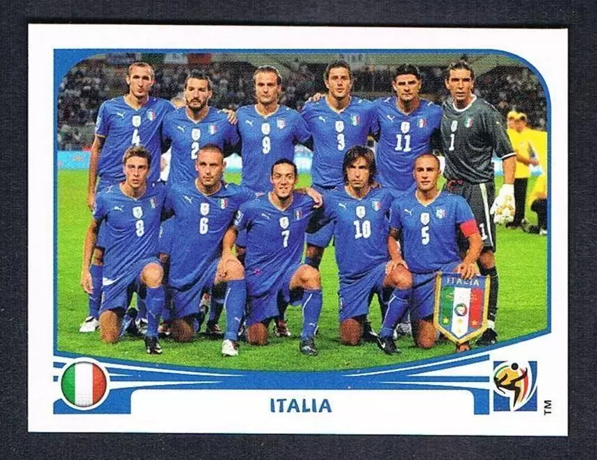 FIFA South Africa 2010 - Team Photo - Italie