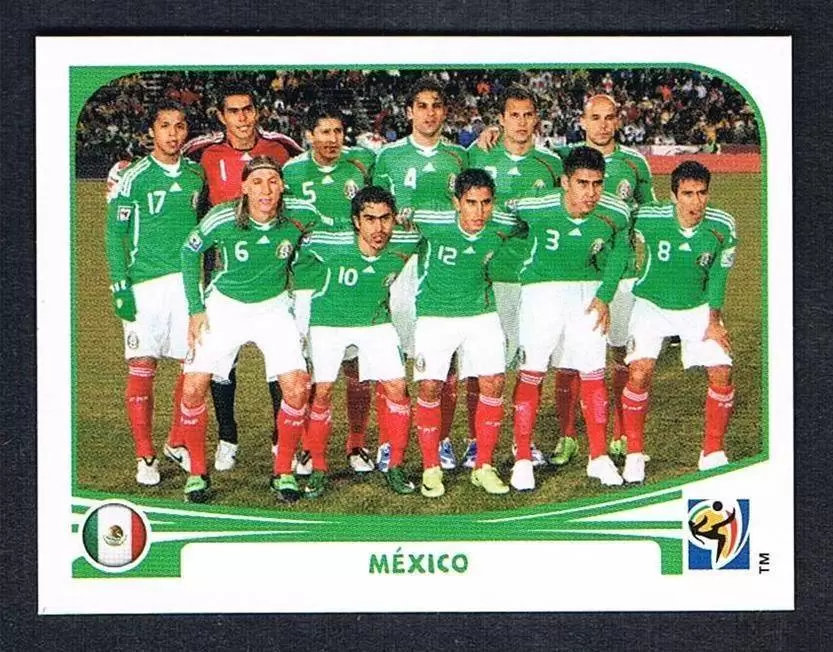 FIFA South Africa 2010 - Team Photo - Mexique