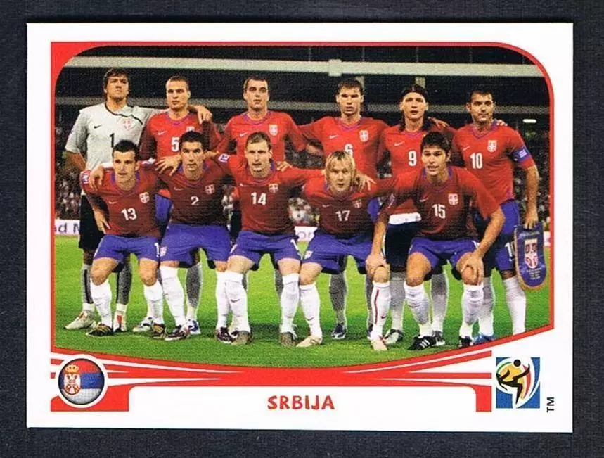 FIFA South Africa 2010 - Team Photo - Serbie