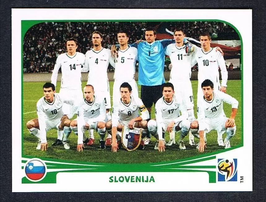 FIFA South Africa 2010 - Team Photo - Slovénie