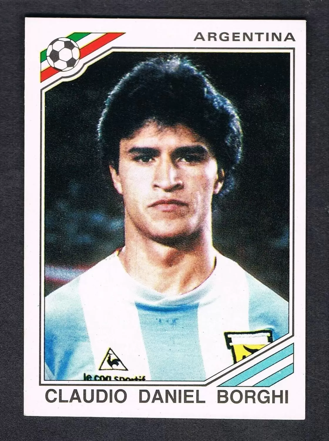 Mexico 86 World Cup - Claudio Daniel Borghi - Argentine