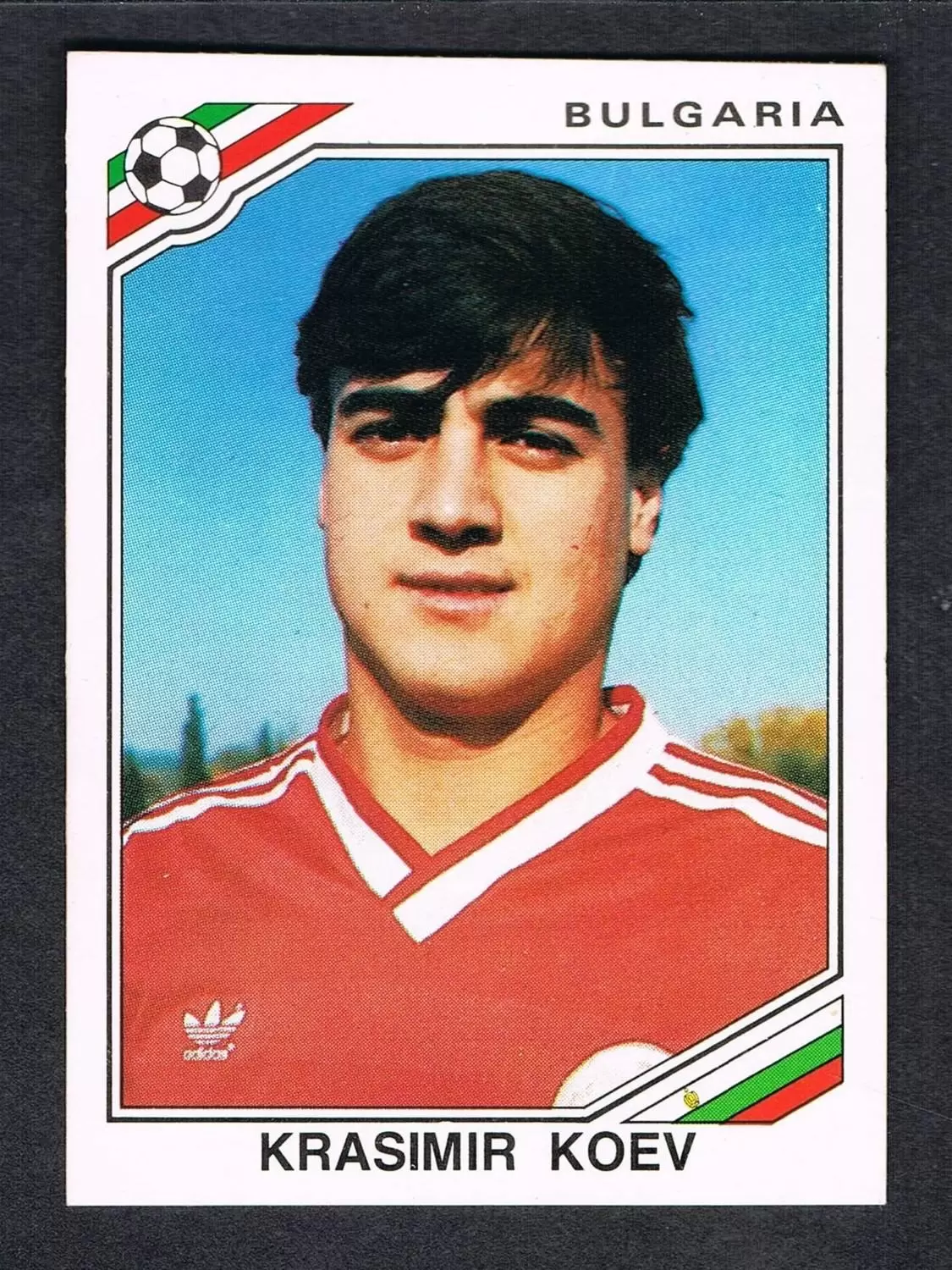 Mexico 86 World Cup - Krasimir Koev - Bulgarie