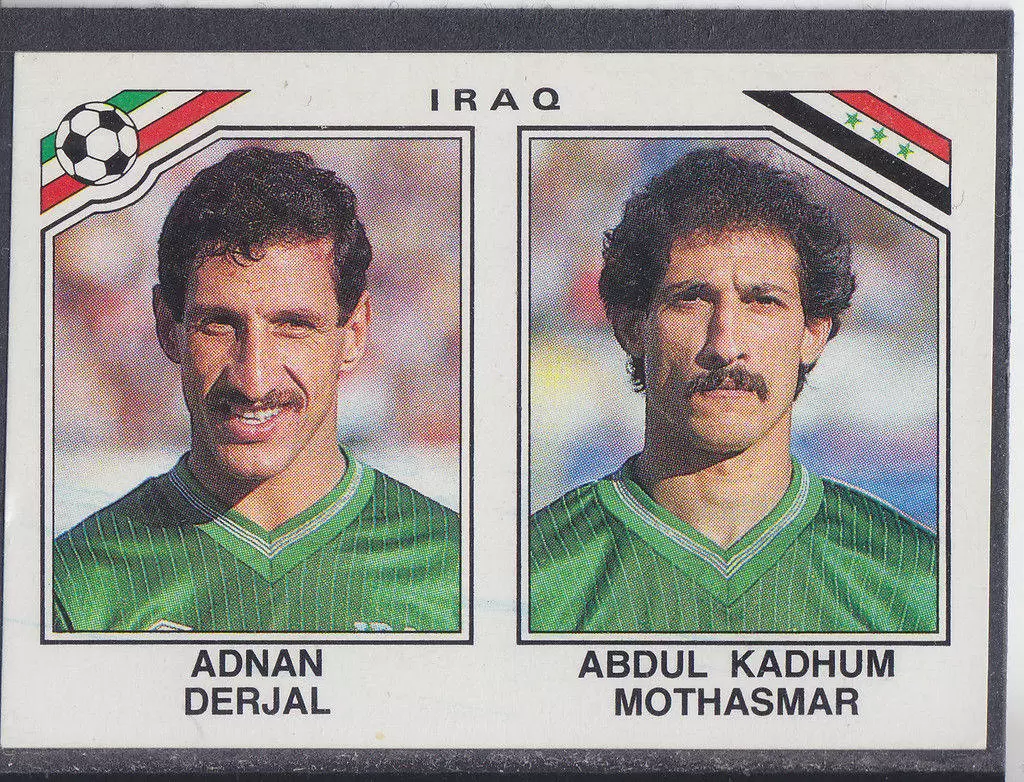 Mexico 86 World Cup - Adnan Derjal / Abdul K. Mothasmar - Irak