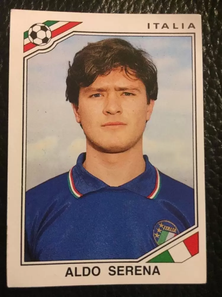 Aldo Serena Italie Mexico 86 World Cup Sticker 51