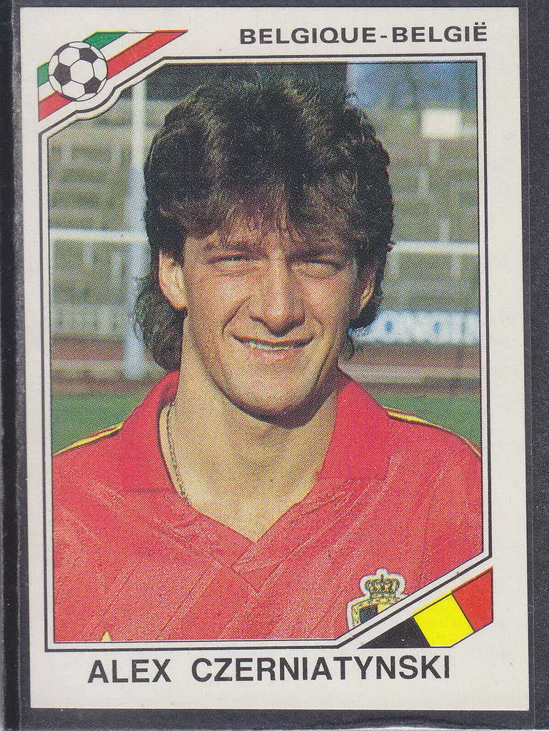 Mexico 86 World Cup - Alex Czerniatynski - Belgique