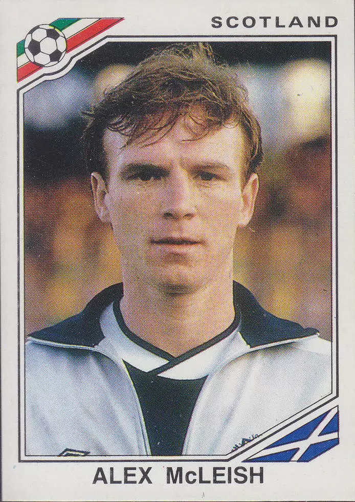 Mexico 86 World Cup - Alex Mcleish - Ecosse
