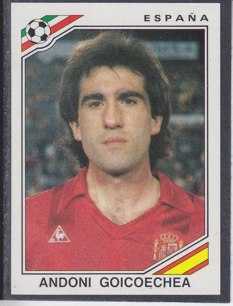 Mexico 86 World Cup - Andoni Goicoechea - Espagne
