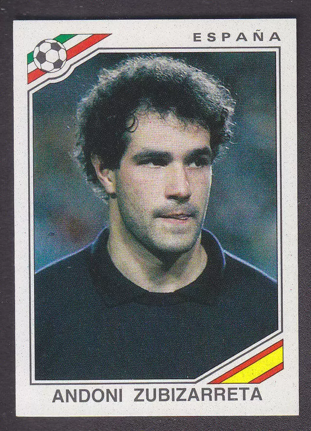 Mexico 86 World Cup - Andoni Zubazarreta - Espagne
