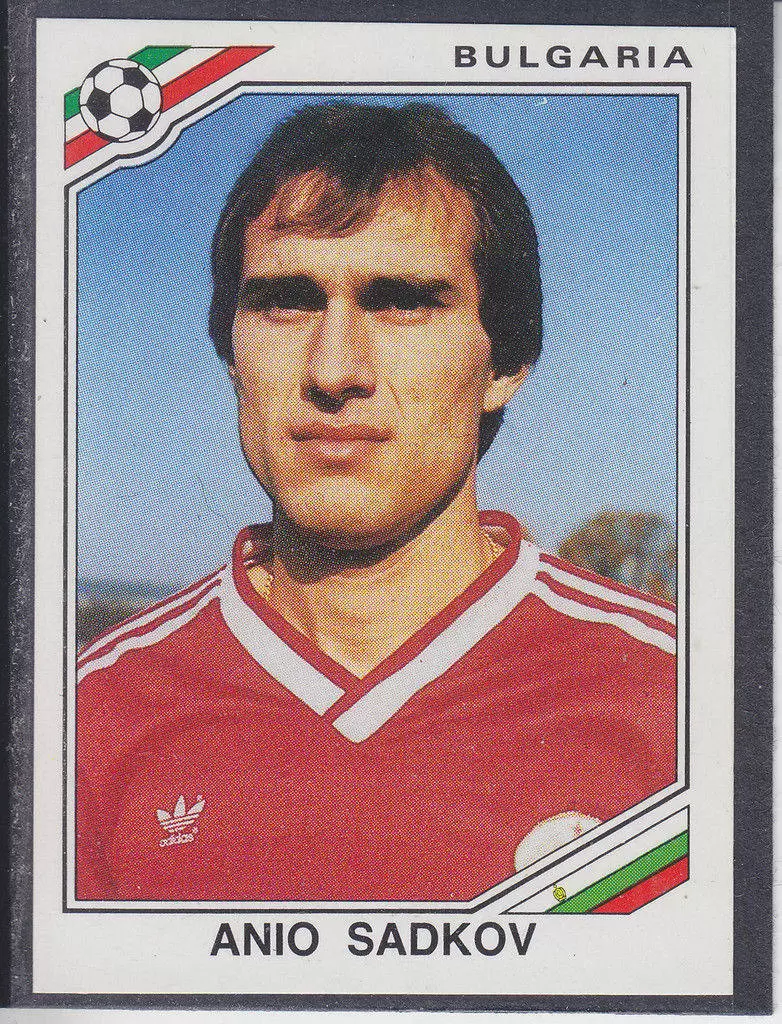 Mexico 86 World Cup - Anio Sadkov - Bulgarie