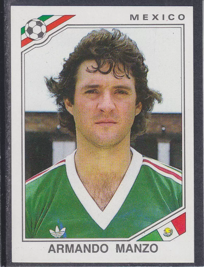 Mexico 86 World Cup - Armando Manzo - Mexique