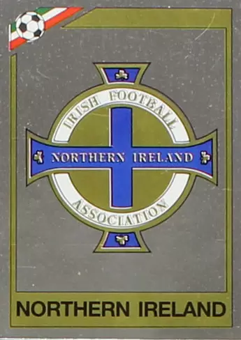 Mexico 86 World Cup - Badge North Ireland - Irlande du Nord