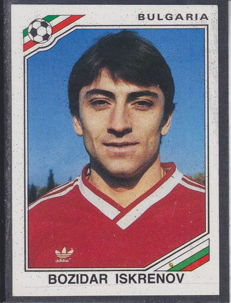 Mexico 86 World Cup - Bozidar Iskrenov - Bulgarie