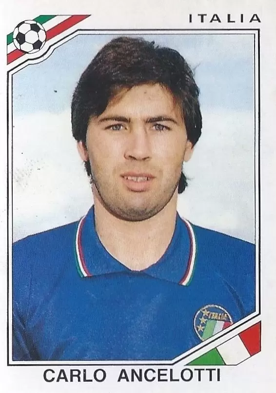 Mexico 86 World Cup - Carlo Ancelotti - Italie