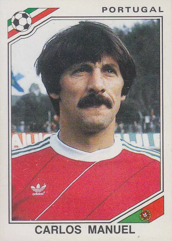 Mexico 86 World Cup - Carlos Manuel - Portugal