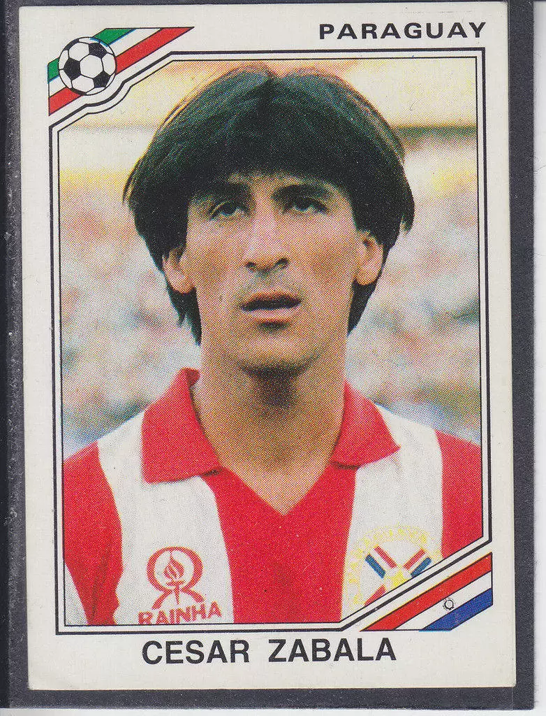 Mexico 86 World Cup - Cesar Zabala - Paraguay