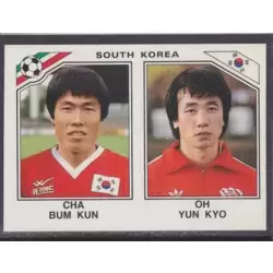 Cha Bum Kun / Oh Yun Kyo - République de Corée