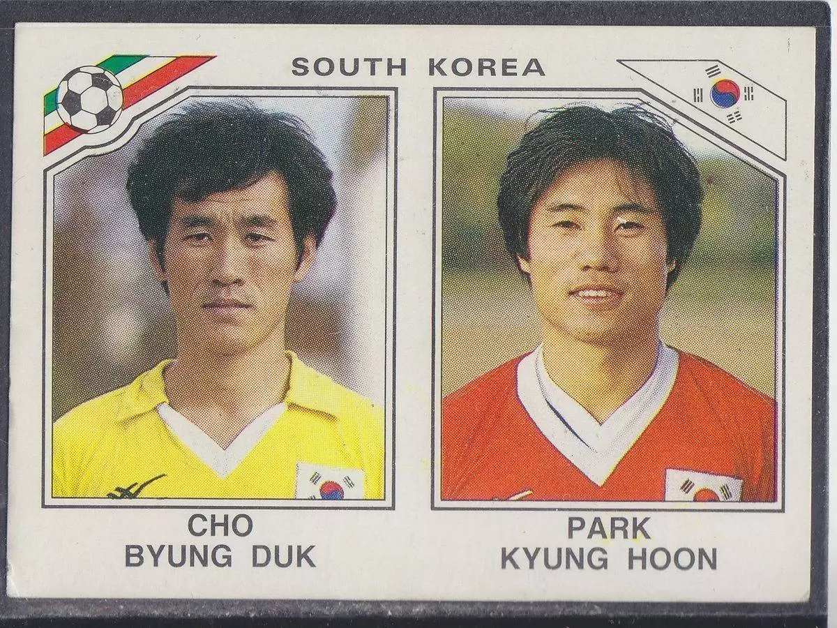 Mexico 86 World Cup - Cho Bryung Duk / Park Kyung Hoon - République de Corée