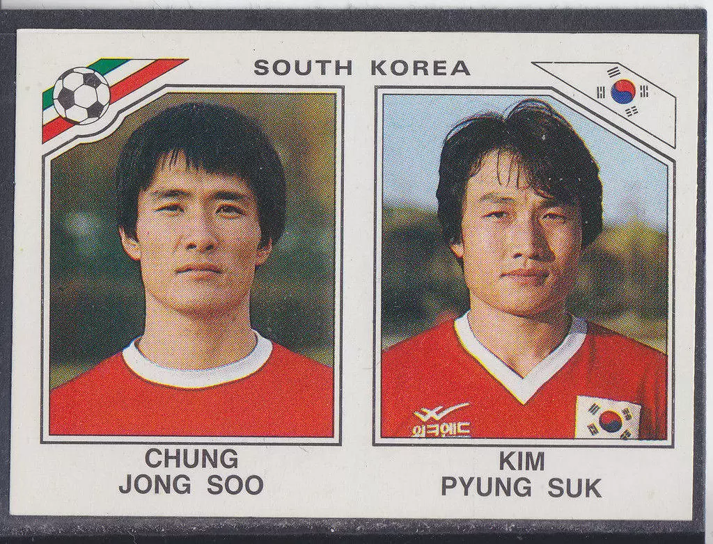 Mexico 86 World Cup - Chung Jong Soo / Kim Pyung Suk - République de Corée