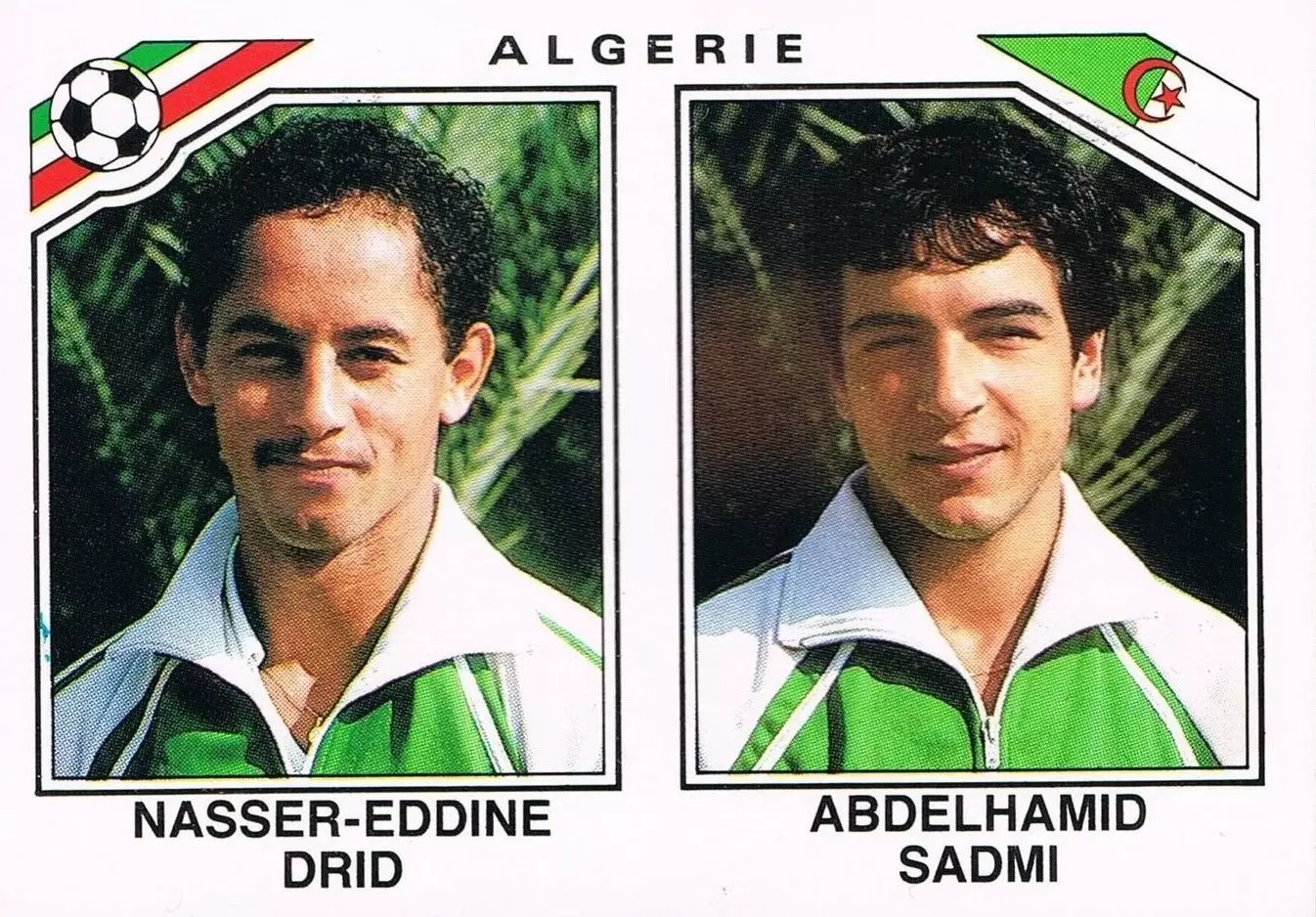 Mexico 86 World Cup - Drid / Sadmi  - Algérie