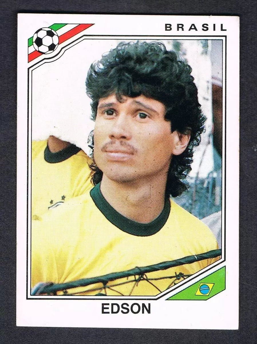 Mexico 86 World Cup - Edson Boaro - Brésil