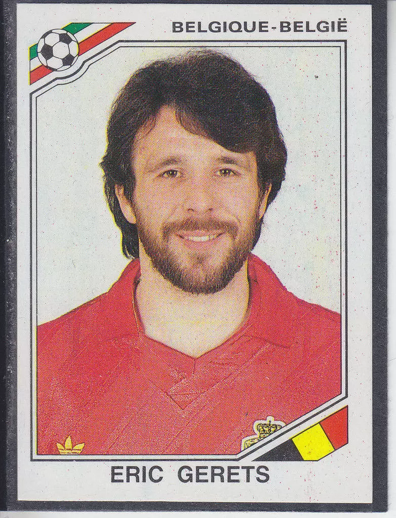 Mexico 86 World Cup - Eric Gerets - Belgique
