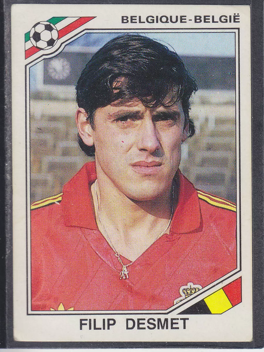 Mexico 86 World Cup - Filip Desmet - Belgique