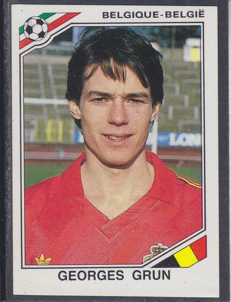 Mexico 86 World Cup - Georges Grun - Belgique