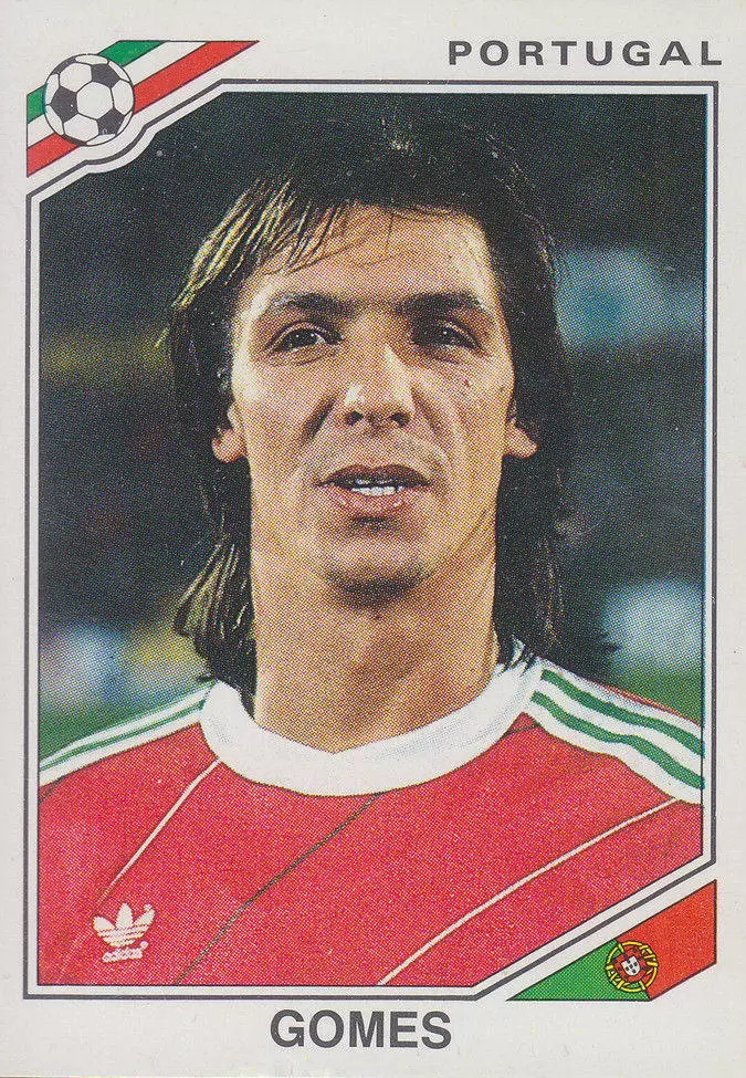 Mexico 86 World Cup - Gomes - Portugal