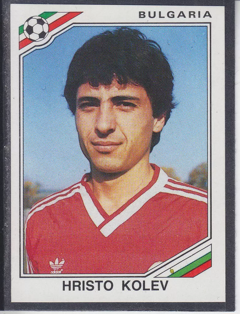 Mexico 86 World Cup - Hristo Kolev - Bulgarie