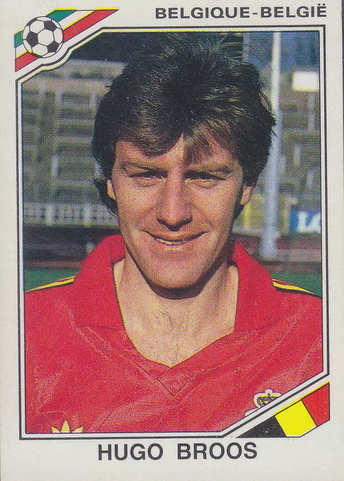 Mexico 86 World Cup - Hugo Broos - Belgique