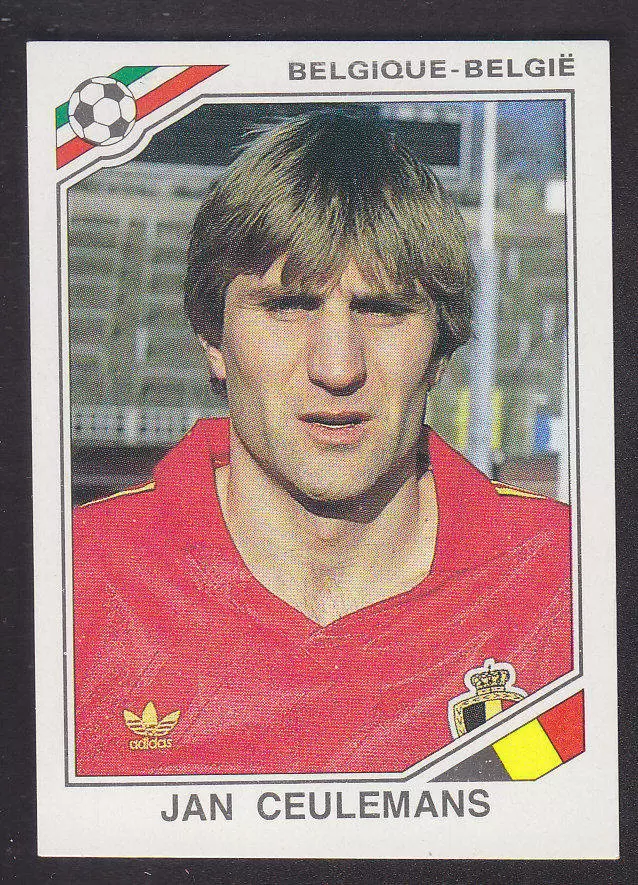 Mexico 86 World Cup - Jan Ceulemans - Belgique